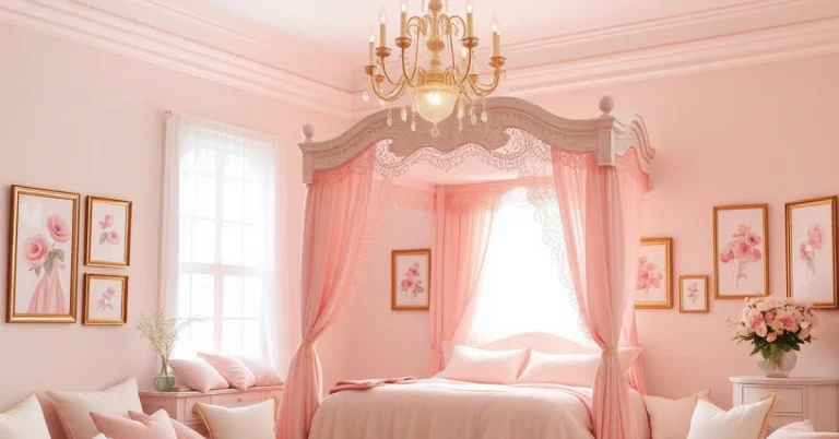 Pink Fantasy Bedroom: Dreamy Design Ideas