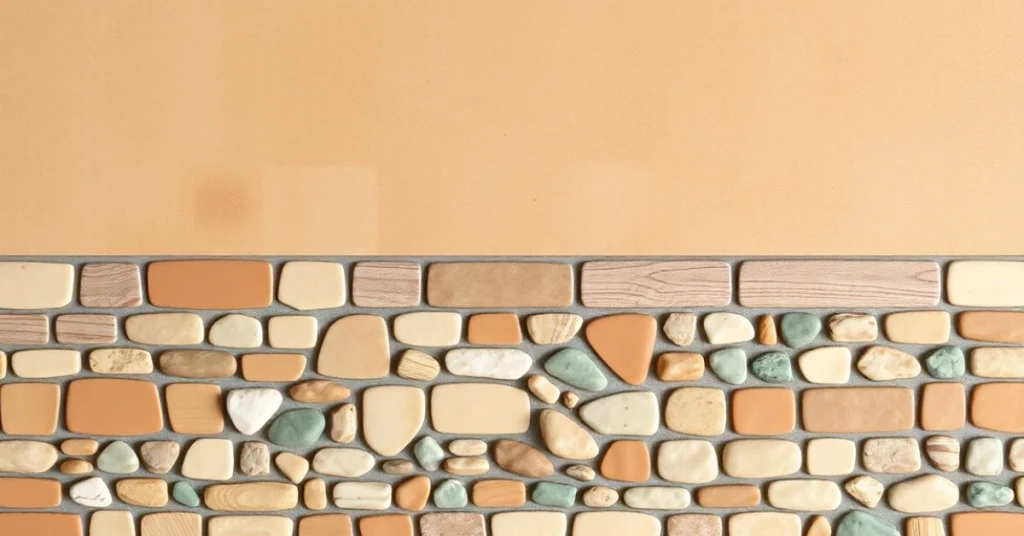 9. Earthy Backsplash Options