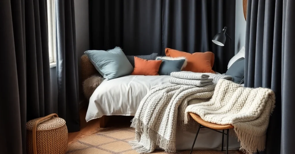 Textiles and Textures for Cozy Appeal