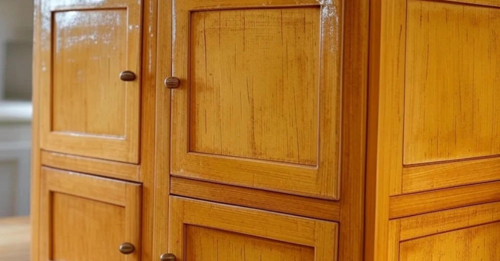 4. Distressed or Glazed