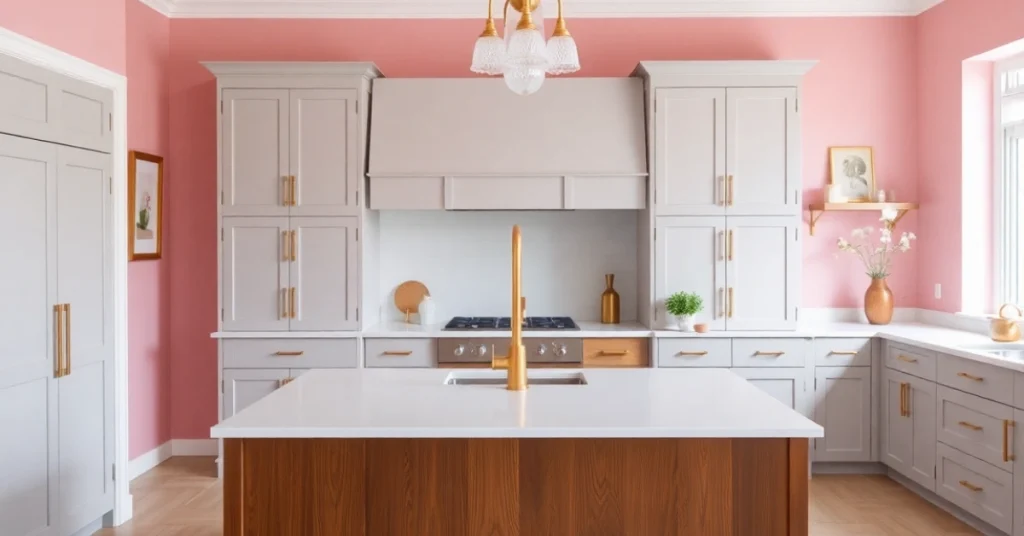 Budget-Friendly Pink Kitchen Ideas Decor