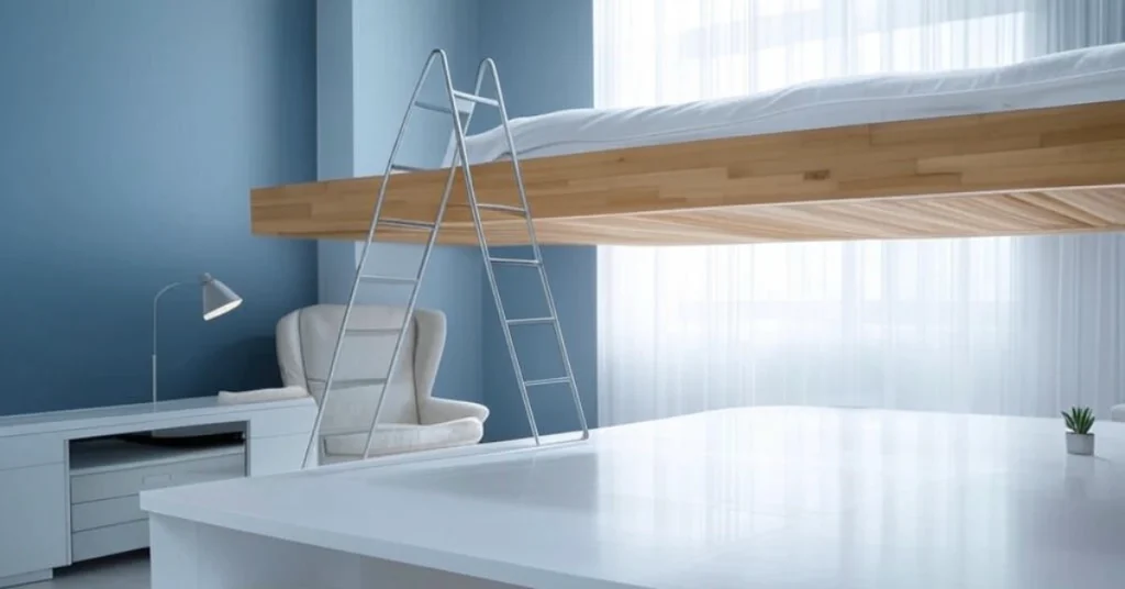 Use a Loft Bed for Extra Floor Space