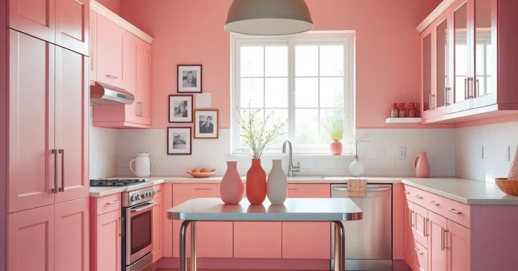 The History and Rise of Pink in Kitchen Design