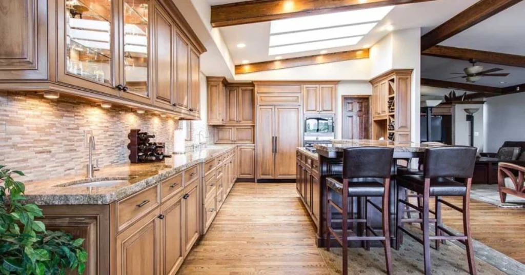 Honey Oak Kitchen Cabinets