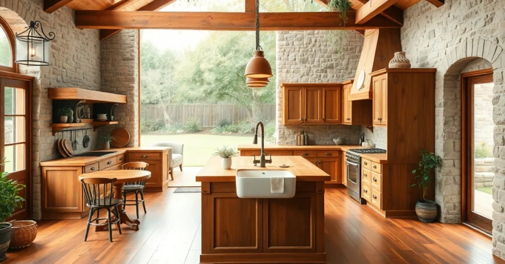 What Defines a Rustic Kitchen?