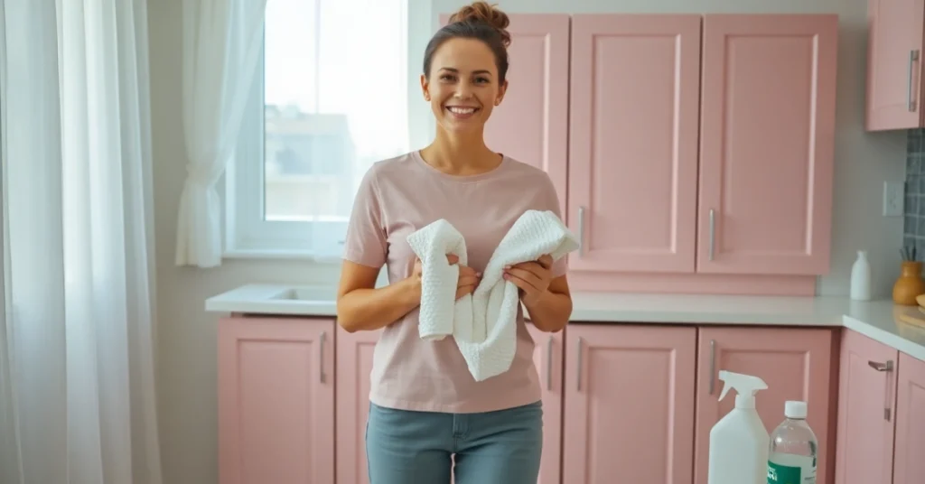 Maintenance and Care for Pink Kitchen Cabinets