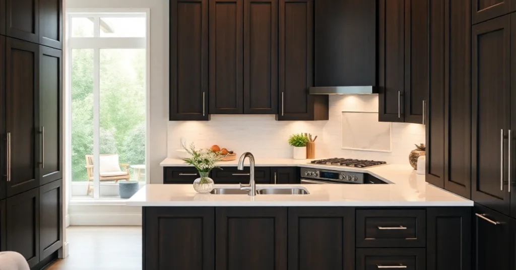 Why Choose Dark Kitchen Cabinets?