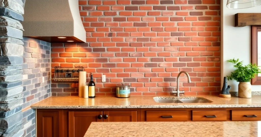 Stone and Brick Accents