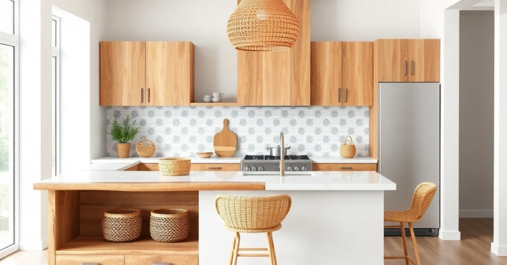 Selecting Materials and Textures for a Modern Boho Kitchen