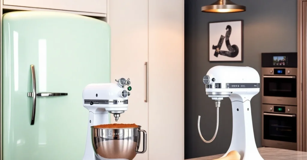 4. Appliances: Retro Looks, Modern Tech