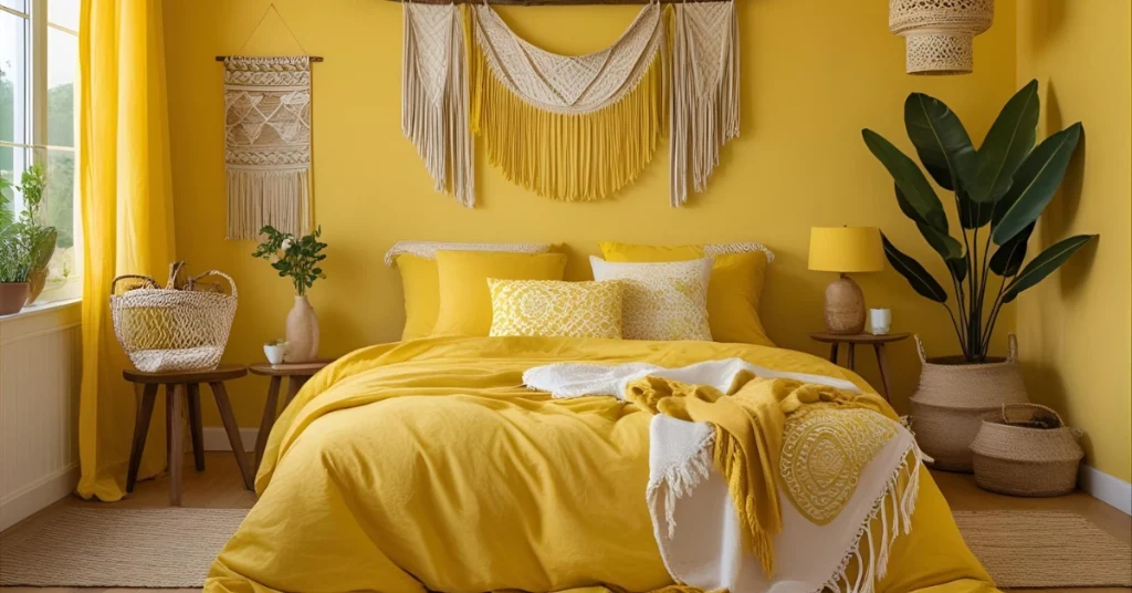 Common Mistakes to Avoid in a Yellow Boho Bedroom