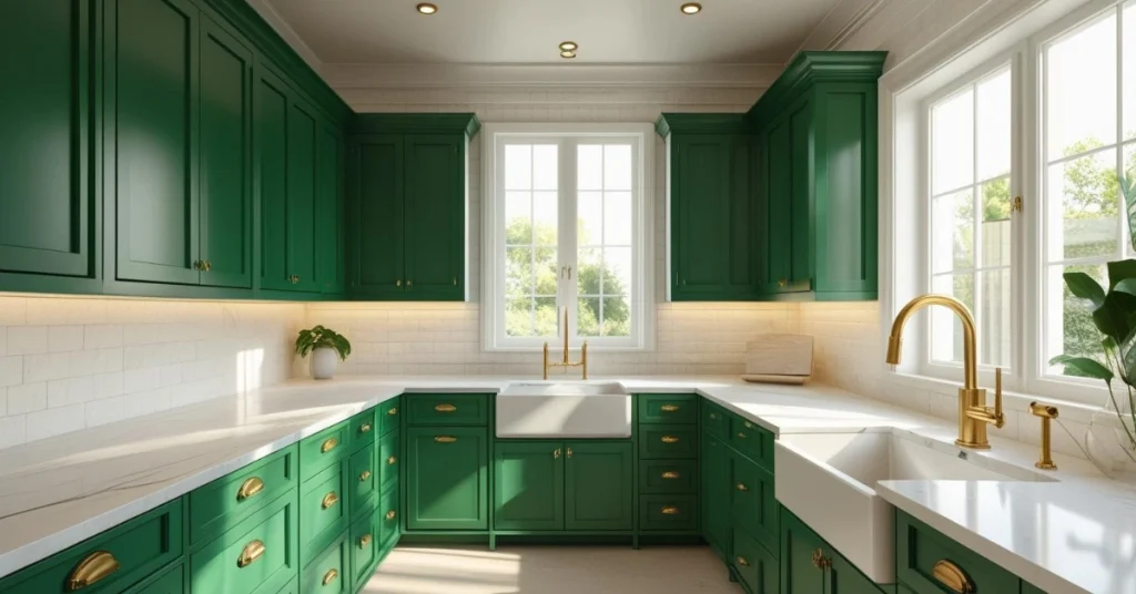 What Makes Emerald Green Kitchen Cabinets So Special?