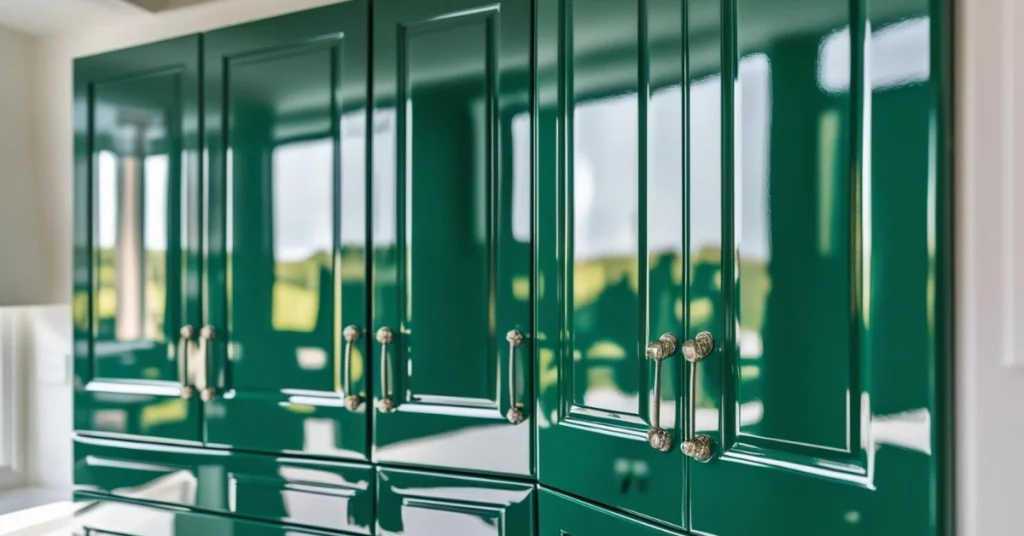 2. Glossy or Lacquered Finishes