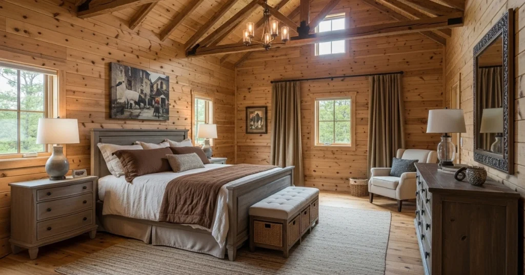 1. Rustic Retreat with Natural Textures