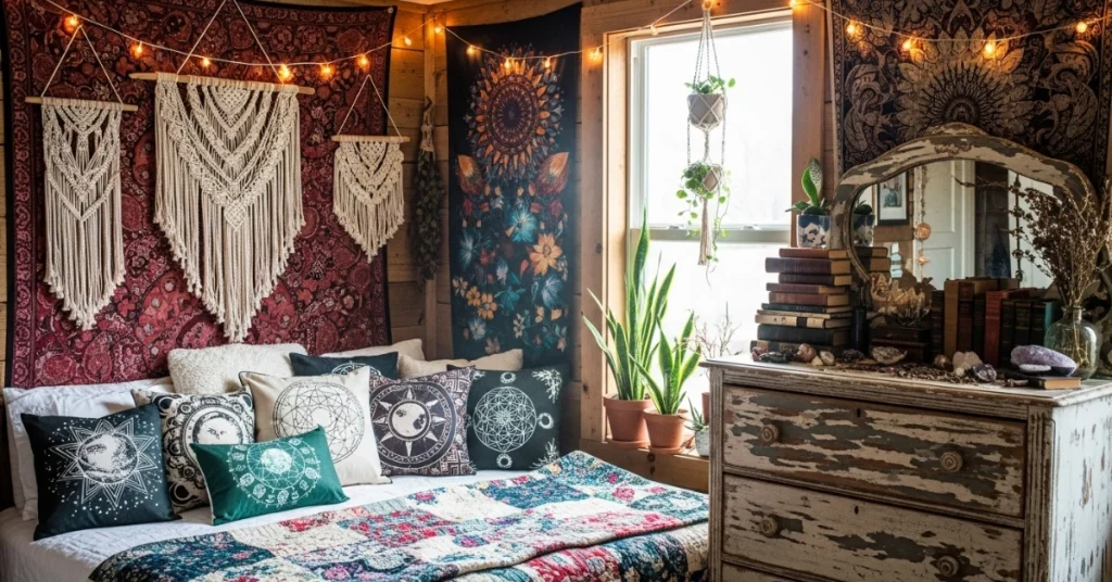 Boho-Inspired Bedding
