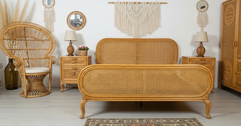 2. Statement Furniture with Boho Charm