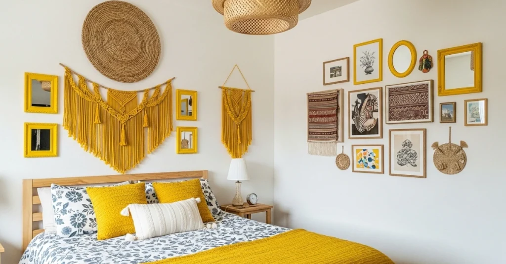 3. Eclectic Wall Decor