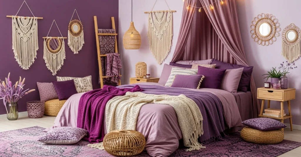 2. Bohemian Purple Retreat