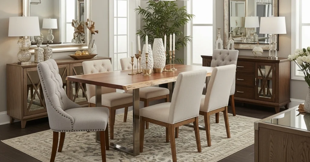 Dining Room: Elegant Tables and Chairs