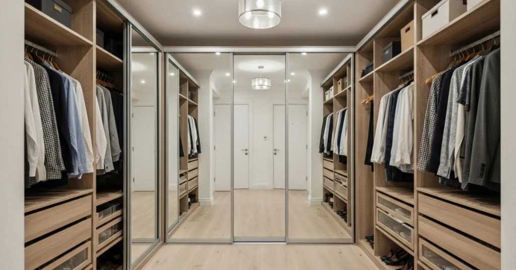 Sliding Doors with Mirrors