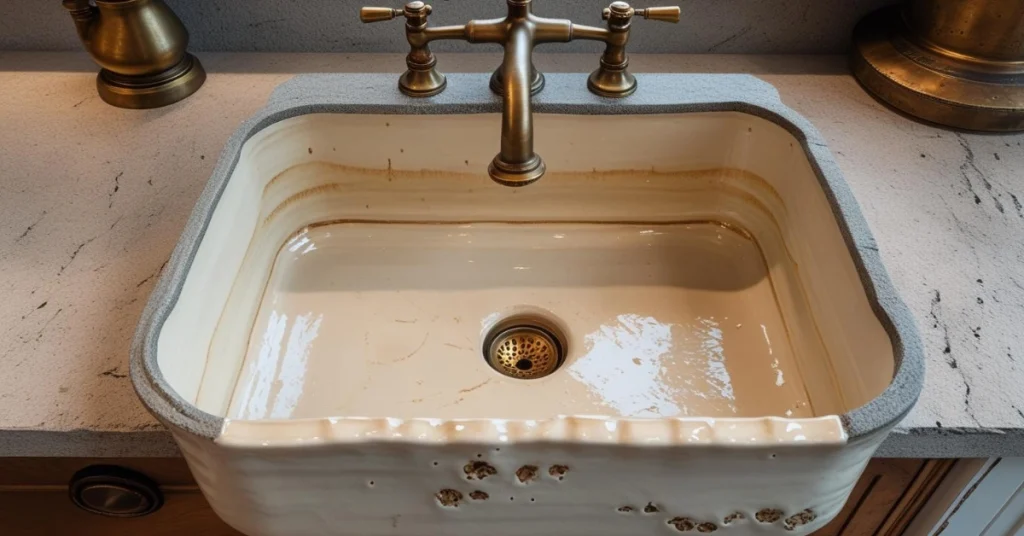 2. Handmade Ceramic Sink
