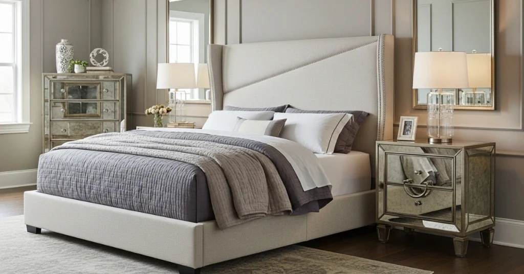 Bedroom: Luxurious Beds and Nightstands