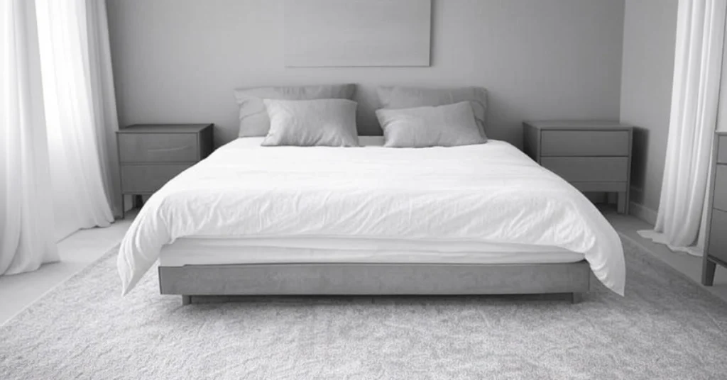 1. Minimalist Neutral Bedroom
