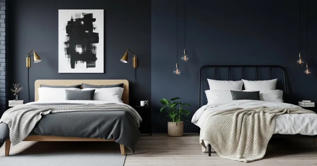 Inspiration Gallery: Minimalistic Bedroom Ideas Dark