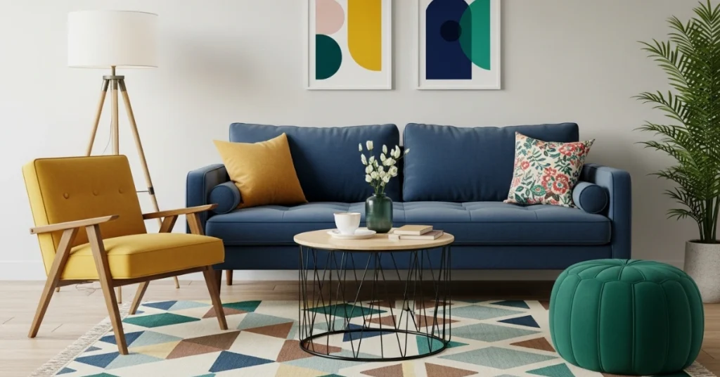 7. Balance Color and Patterns