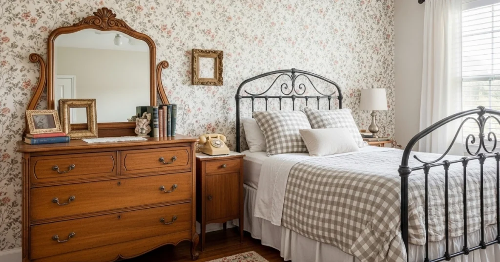 7. Vintage Aesthetic Bedroom Ideas