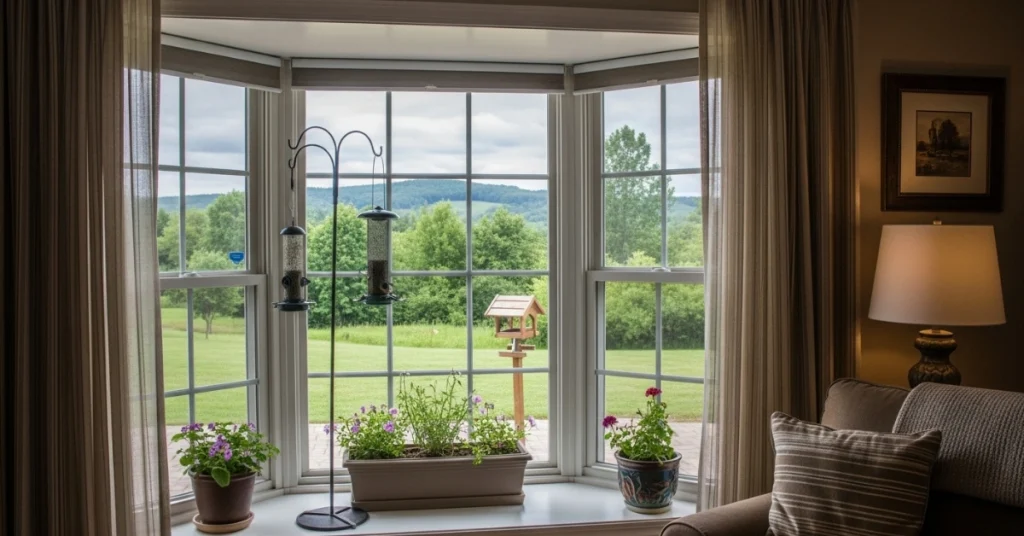 Outdoor Connection Ideas for Bay Windows