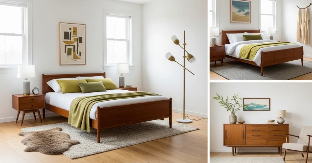 1. Cozy Mid-Century Retreat