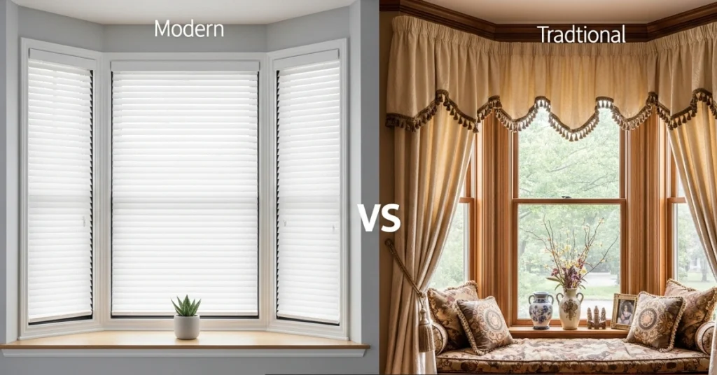 Modern vs. Traditional Ideas for Bay Windows