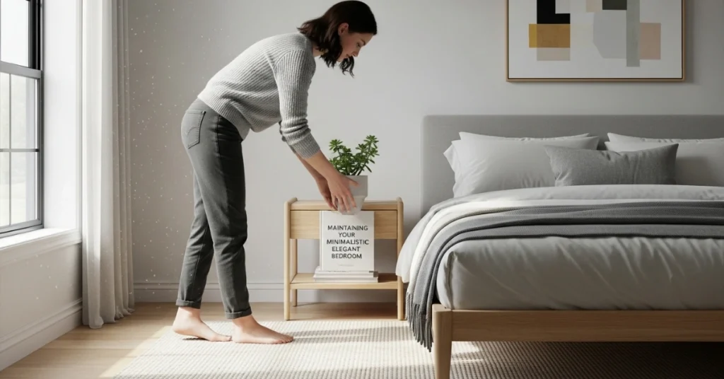 Maintaining Your Minimalistic Elegant Bedroom