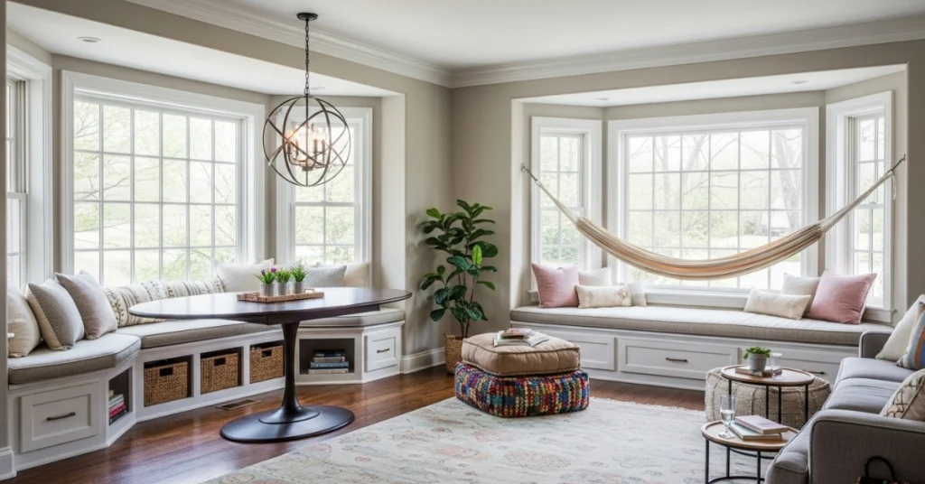 Cozy Seating Ideas for Bay Windows