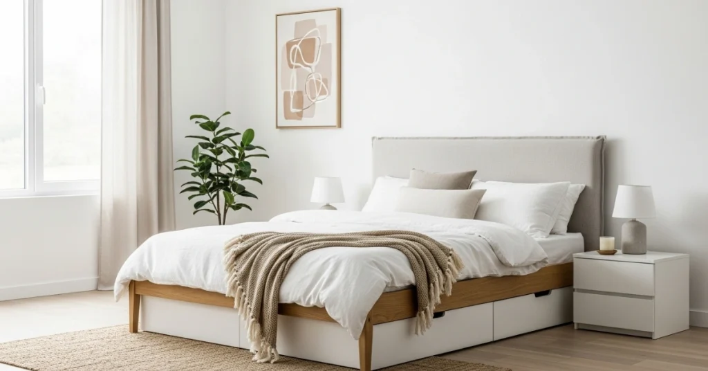 1. Minimalist Aesthetic Bedroom Ideas