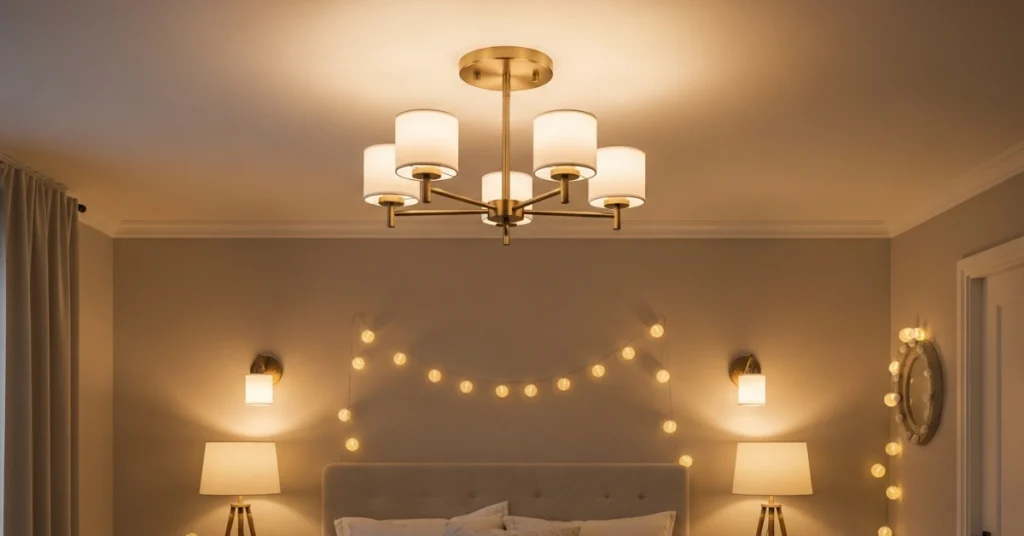Lighting for a Soft Neutrals Bedroom