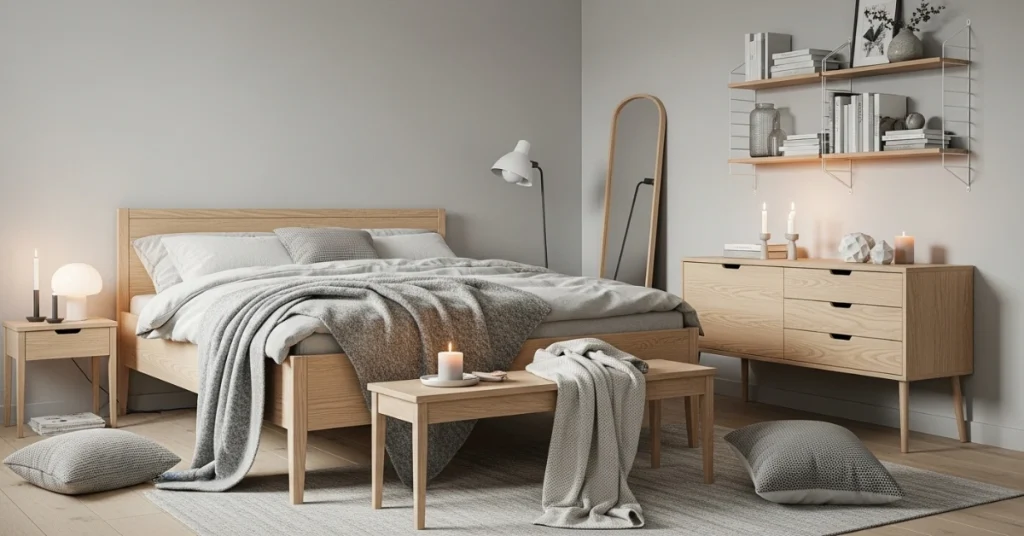 3. Scandinavian Aesthetic Bedroom Ideas