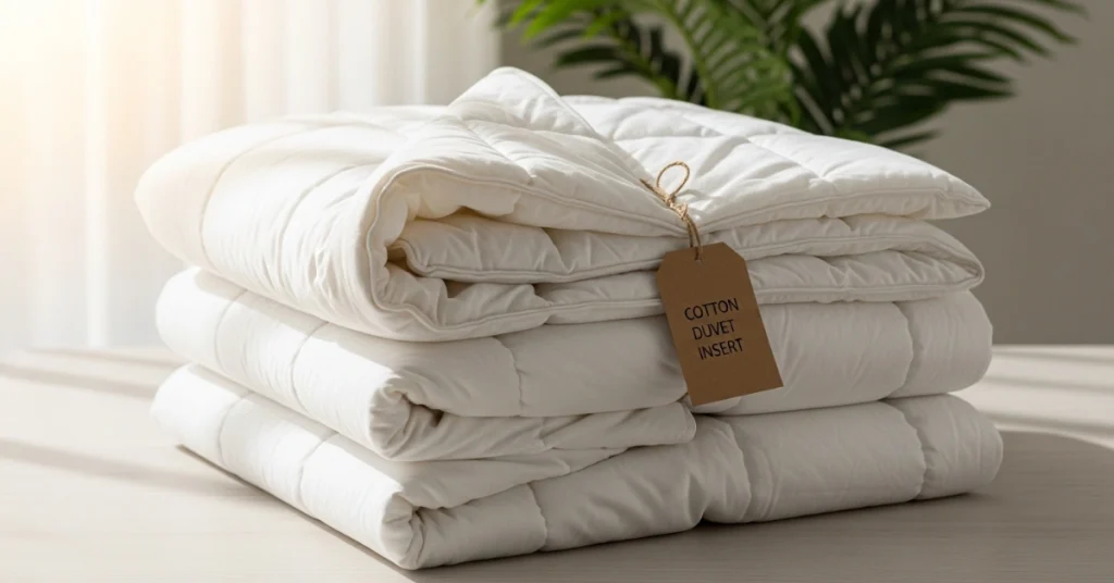4. Cotton Duvet Inserts