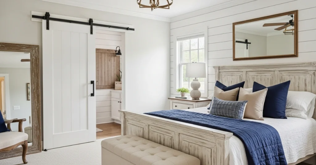 4. Modern Farmhouse Aesthetic Bedroom Ideas
