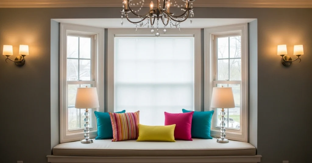 Lighting and Color Ideas for Bay Windows