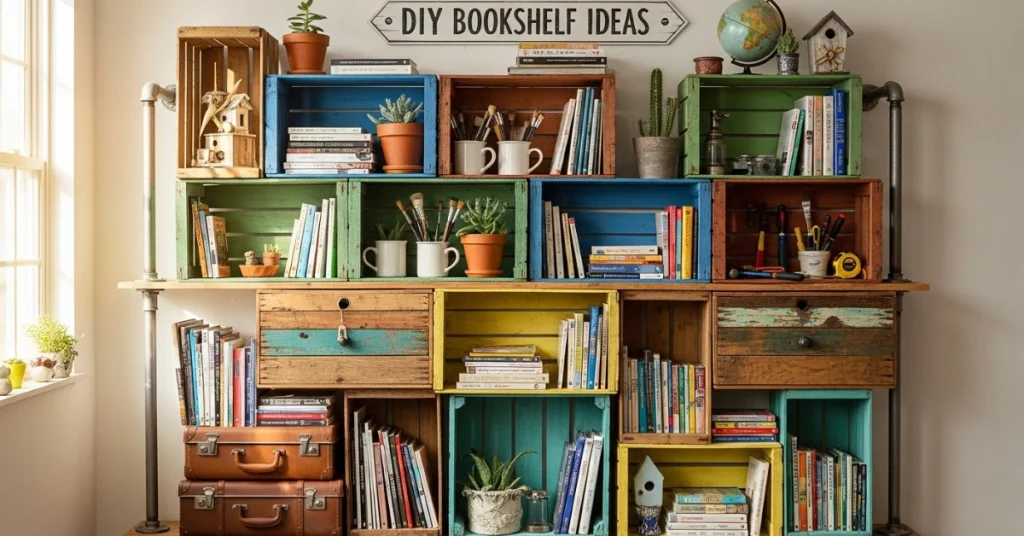 DIY Bookshelf Ideas