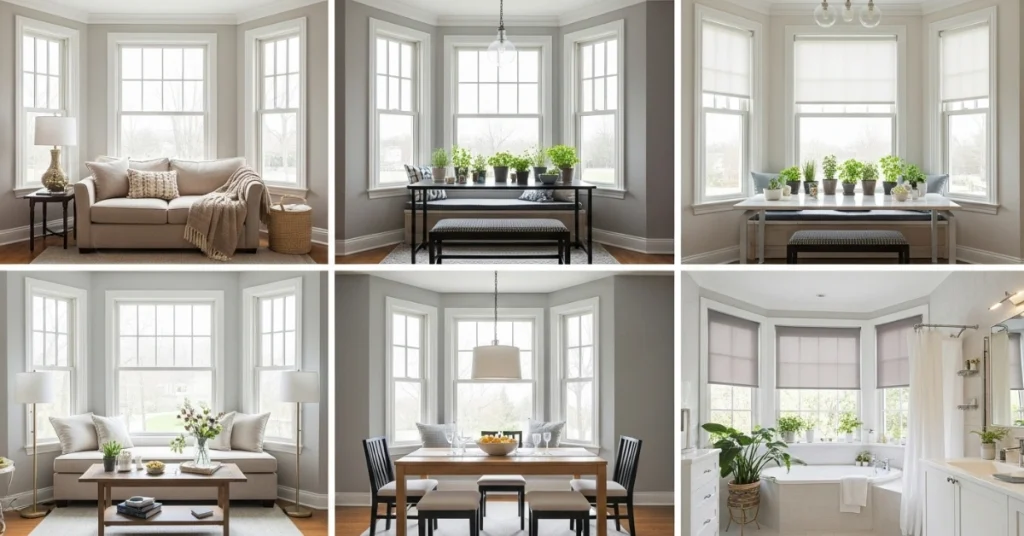 Room-Specific Ideas for Bay Windows