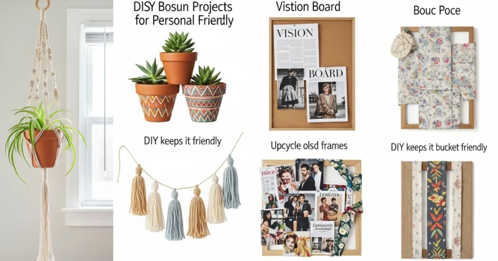 DIY Boho Projects for Personal Touch
