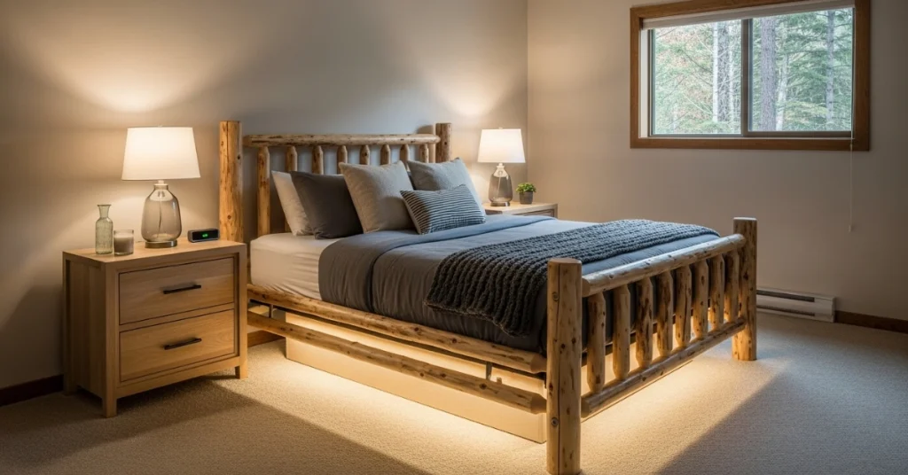 Incorporating Modern Touches in Cozy Cabin Bedrooms